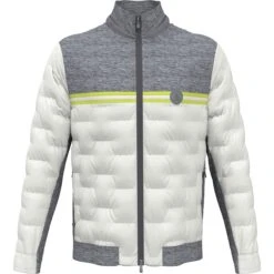 Original Penguin 80's Mixed Media Blocked Golf Jacket