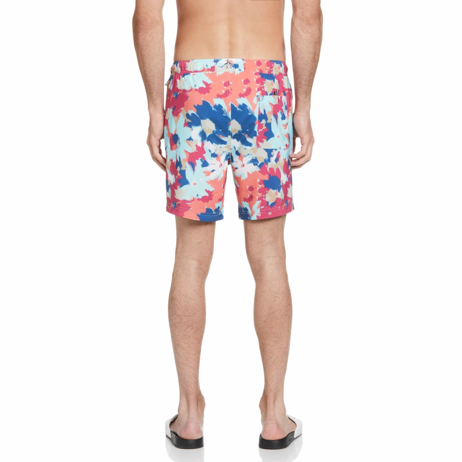 Original Penguin Abstract Floral Swim Shorts 3 Original Penguin Abstract Floral Swim Shorts - Image 3