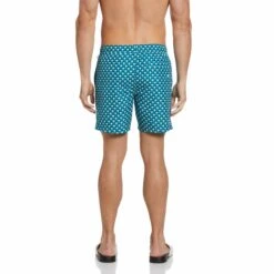 Original Penguin All Over Fan Print Swim Short -Sportswear-Original Penguin All Over Fan Print Swim Short Original Penguin 3