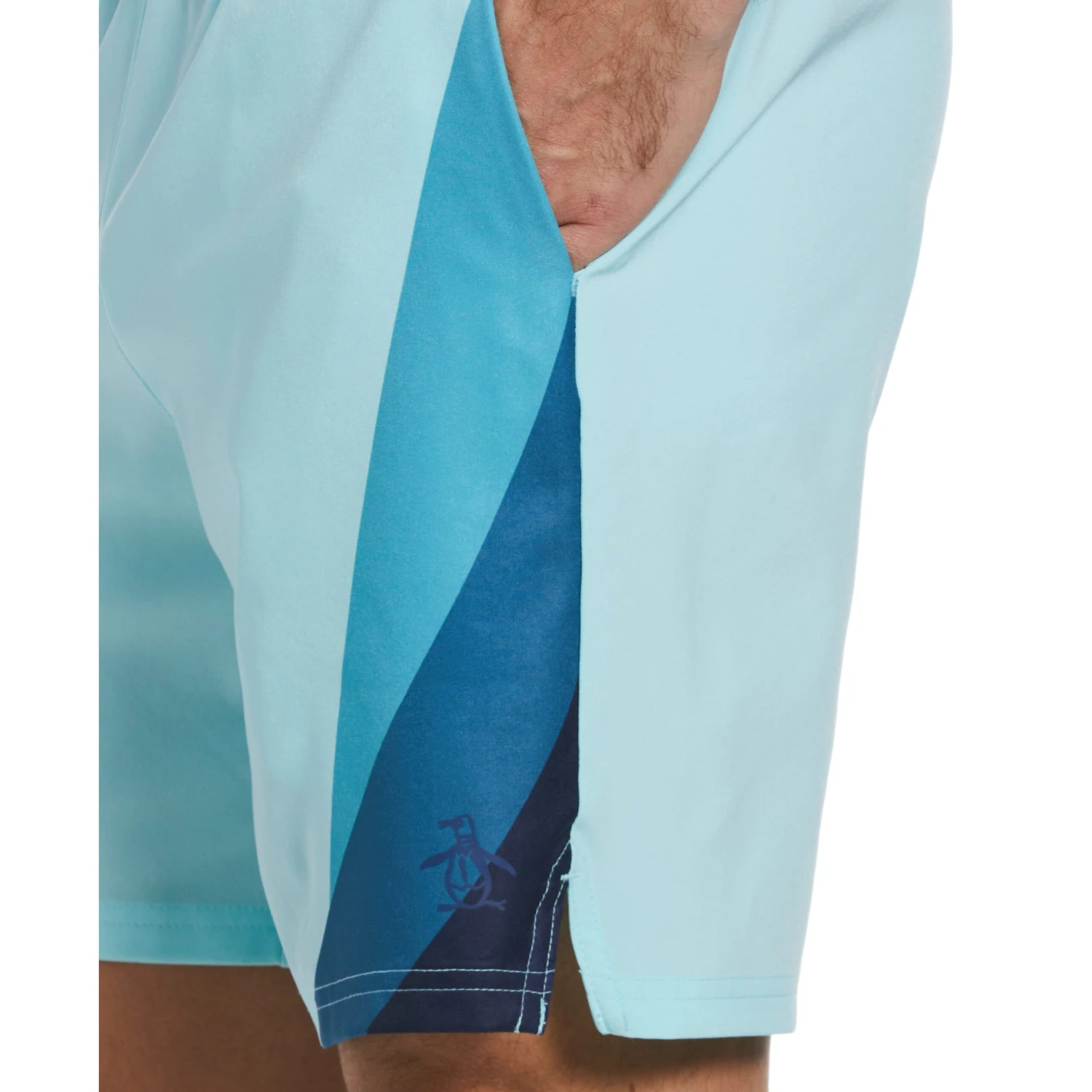 Original Penguin Asymetric Print Performance 7" Tennis Short 3 Original Penguin Asymetric Print Performance 7" Tennis Short - Image 3