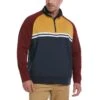 Original Penguin Big & Tall 1/4 Zip Color Block Jacket