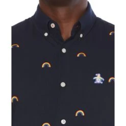 Original Penguin Big & Tall Pride Rainbow Print Shirt -Sportswear-Original Penguin Big Tall Pride Rainbow Print Shirt Original Penguin 3