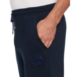 Original Penguin Collegiate Slim Fit Fleece Jogger Pants -Sportswear-Original Penguin Collegiate Slim Fit Fleece Jogger Pants Original Penguin 3