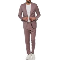 Original Penguin Dusty Rose Wool Blend Two Piece Suit