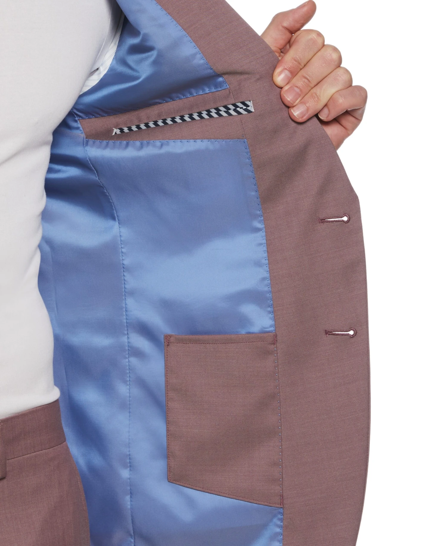 Original Penguin Dusty Rose Wool Blend Two Piece Suit 5 Original Penguin Dusty Rose Wool Blend Two Piece Suit - Image 5