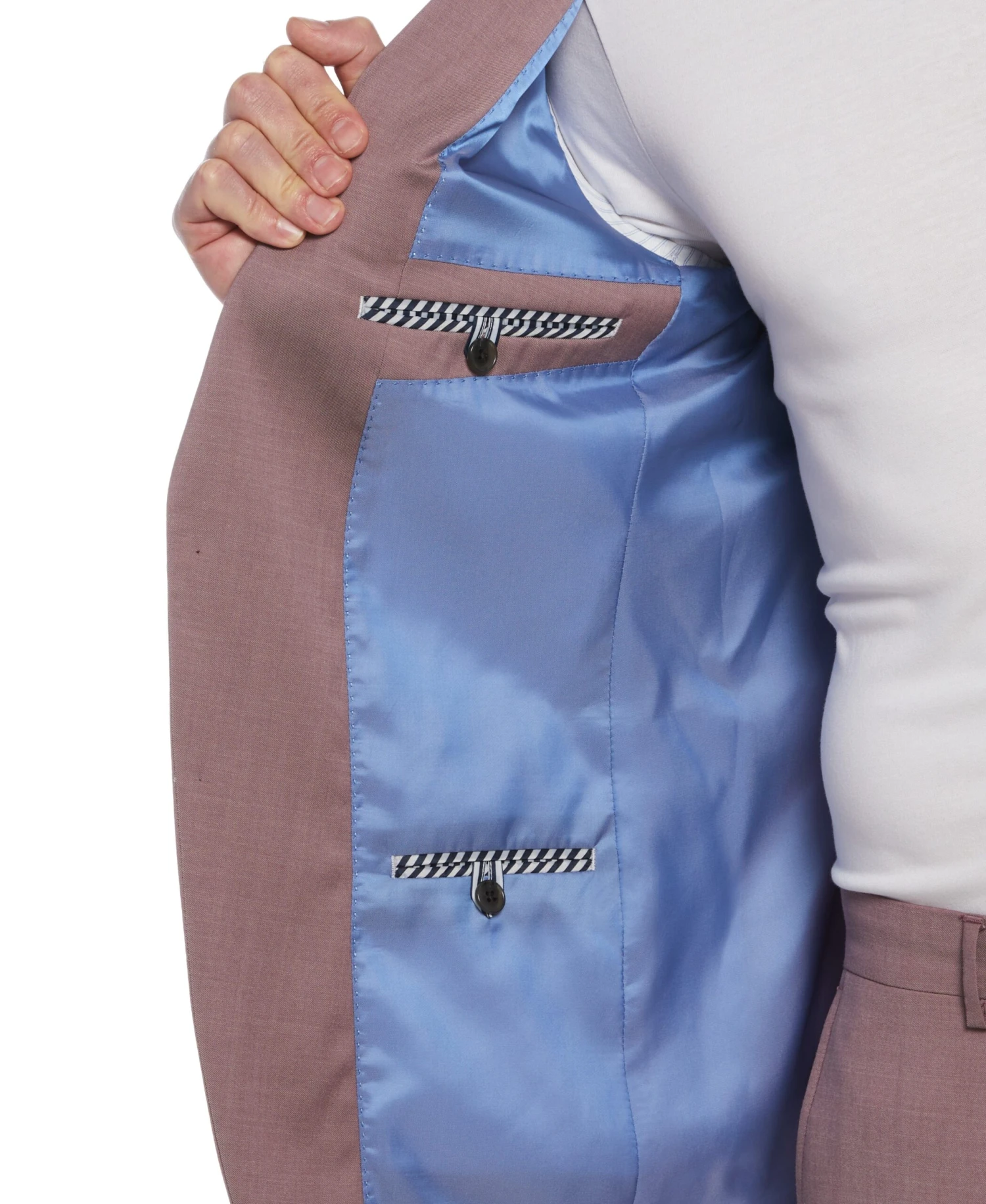 Original Penguin Dusty Rose Wool Blend Two Piece Suit 6 Original Penguin Dusty Rose Wool Blend Two Piece Suit - Image 6