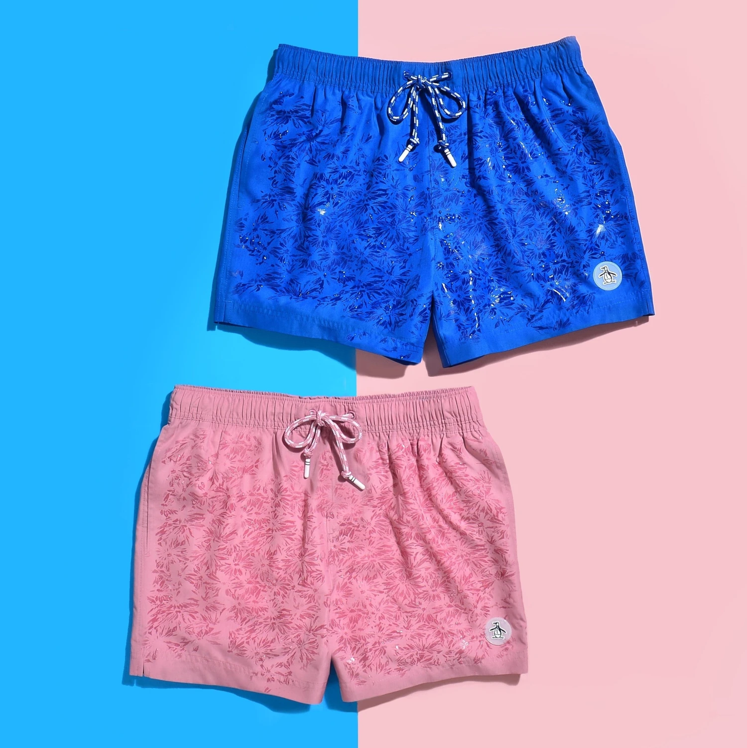 Original Penguin Floral Magic Print Swim Shorts 5 Original Penguin Floral Magic Print Swim Shorts - Image 5