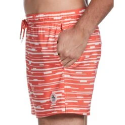 Original Penguin Glitch Print Swim Short -Sportswear-Original Penguin Glitch Print Swim Short Original Penguin 3
