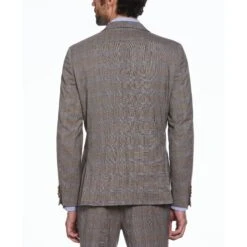 Original Penguin Grey Glenn Plaid Wool Blend Two Piece Suit 6 Original Penguin Grey Glenn Plaid Wool Blend Two Piece Suit -Sportswear-Original Penguin Grey Glenn Plaid Wool Blend Two Piece Suit Original Penguin 3