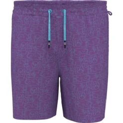 Original Penguin Jethro Haynes Pattern Stretch Swim Short -Sportswear-Original Penguin Jethro Haynes Pattern Stretch Swim Short Amethyst Orchid Original Penguin 3