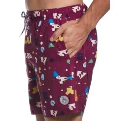Original Penguin Jethro Haynes Print Stretch Swim Short -Sportswear-Original Penguin Jethro Haynes Print Stretch Swim Short Original Penguin 4