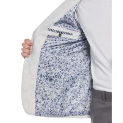 Original Penguin Light Grey Plaid Linen Blazer -Sportswear-Original Penguin Light Grey Plaid Linen Blazer Original Penguin 4 22ac835e d419 4f6f a054 6228f8082971