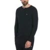 Original Penguin Long Sleeve Waffle Henley