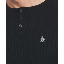 Original Penguin Long Sleeve Waffle Henley -Sportswear-Original Penguin Long Sleeve Waffle Henley Original Penguin 3