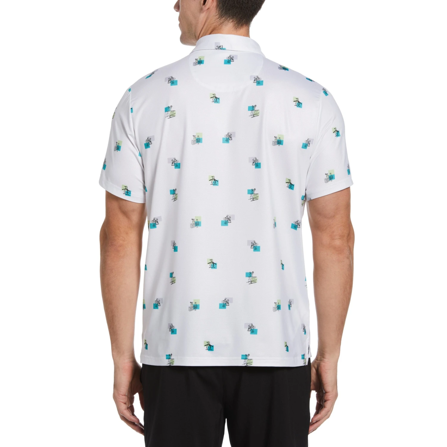 Original Penguin Performance Heritage Print Tennis Polo 2 Original Penguin Performance Heritage Print Tennis Polo - Image 2