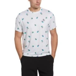 Original Penguin Performance Heritage Print Tennis Tee