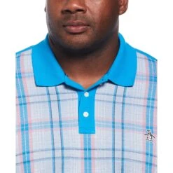 Original Penguin Plaid Front Polo -Sportswear-Original Penguin Plaid Front Polo Original Penguin 3
