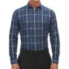 Original Penguin Space Dye Windowpane Button Down