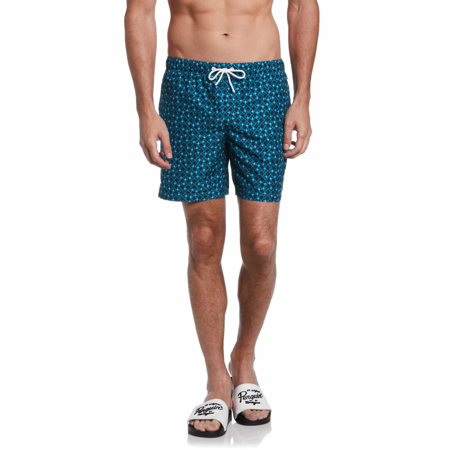 Original Penguin Square Dot Print Swim Short 1 Original Penguin Square Dot Print Swim Short