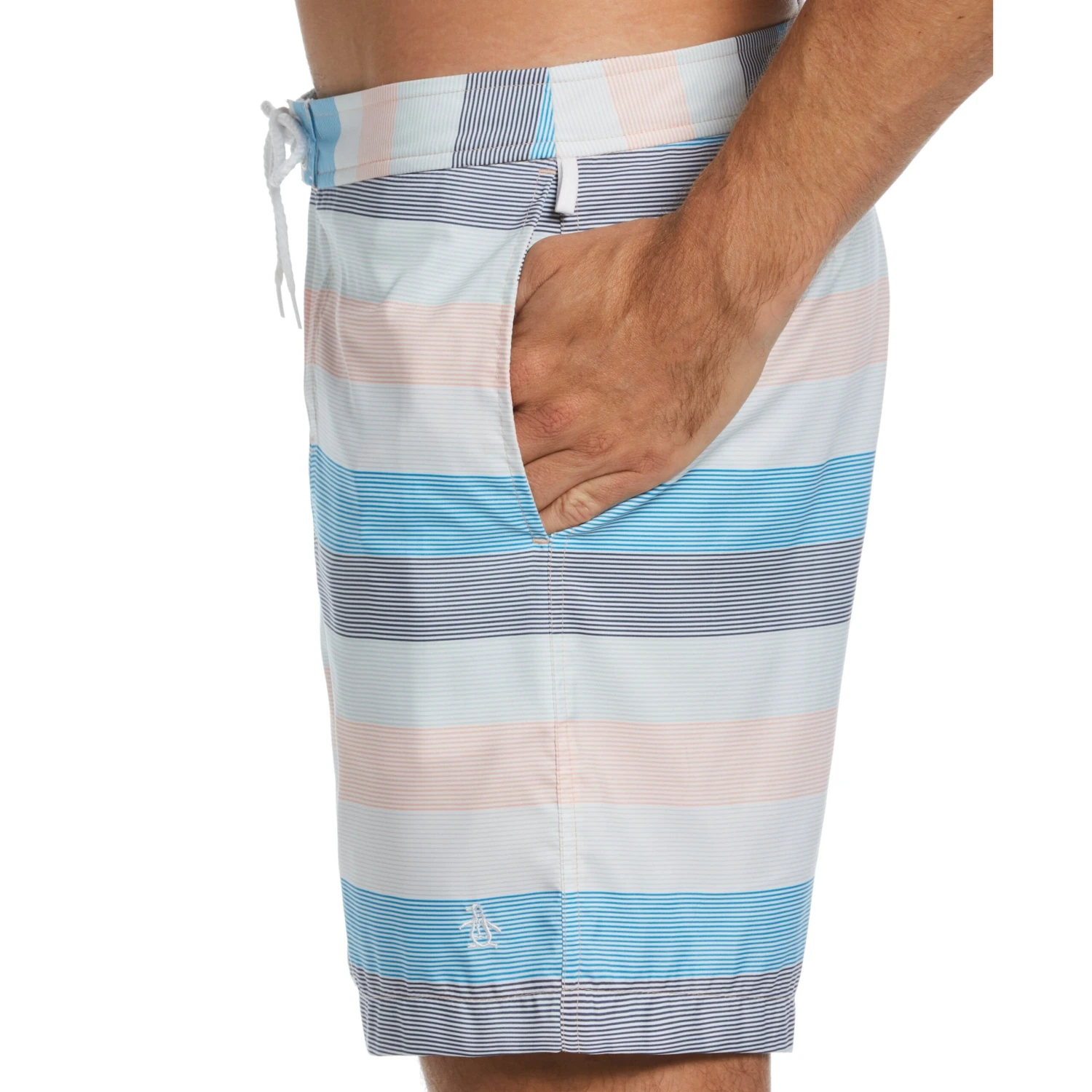 Original Penguin Stripe Swim Short 3 Original Penguin Stripe Swim Short - Image 3