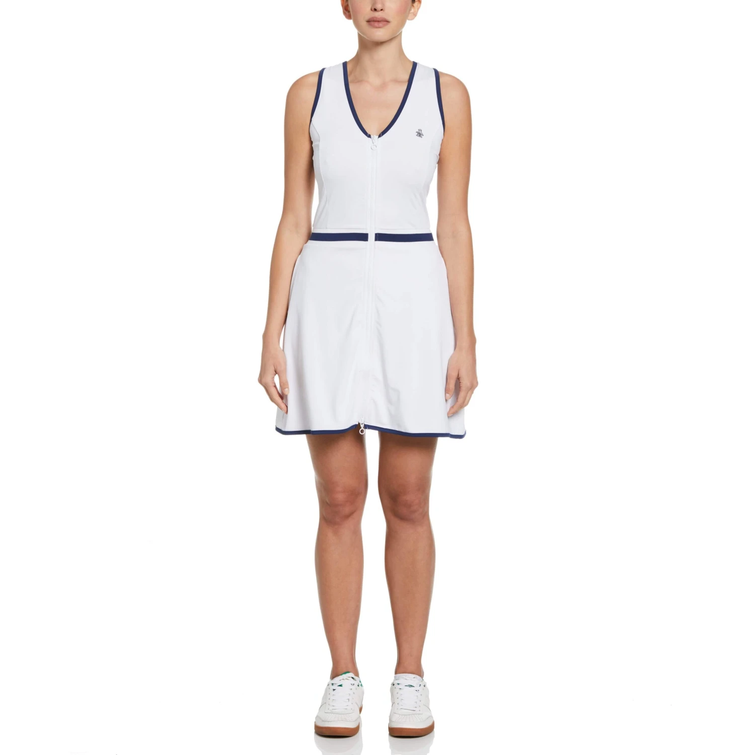 Original Penguin V-Neck Front Zip Golf Dress 1 Original Penguin V-Neck Front Zip Golf Dress