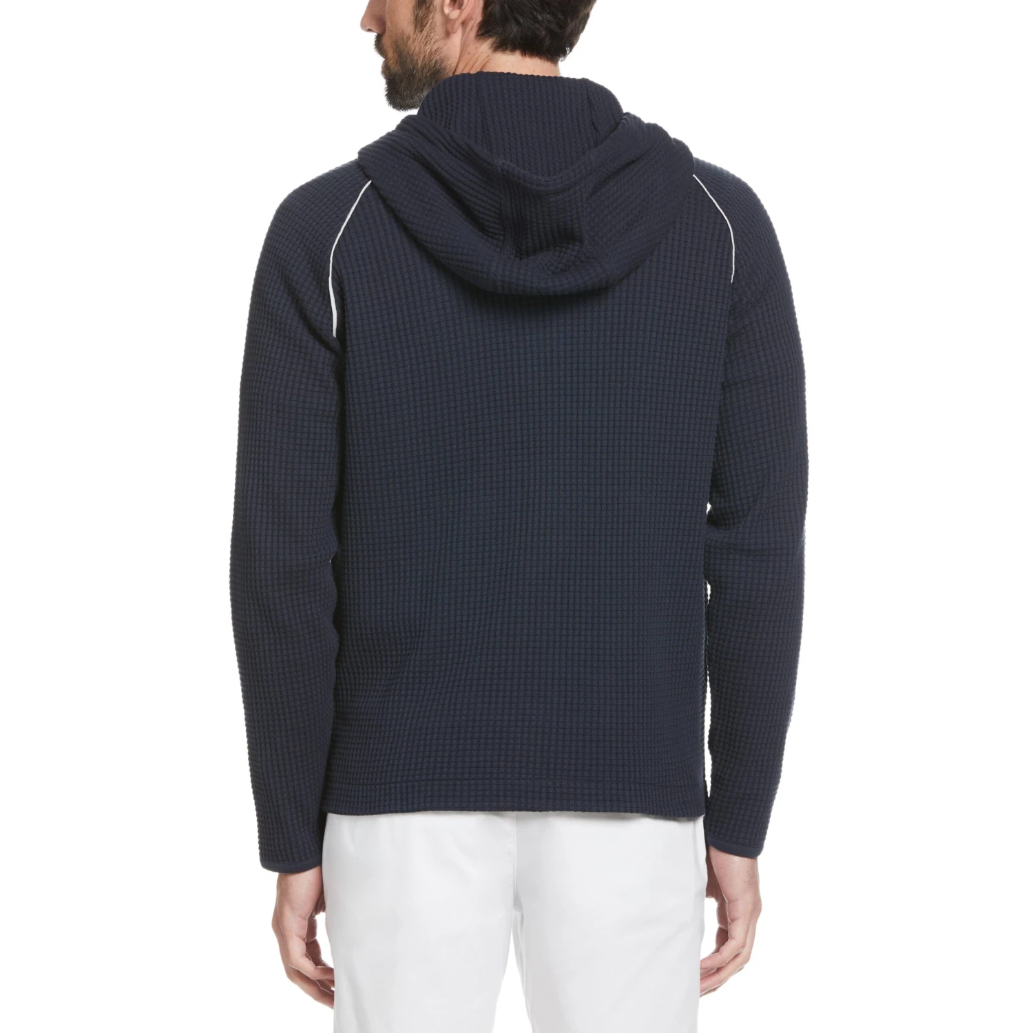 Original Penguin Waffle Knit Patch Hoodie 2 Original Penguin Waffle Knit Patch Hoodie - Image 2