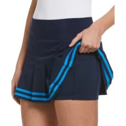 Original Penguin Women's 13" Contrast Pleated Tennis Skort -Sportswear-Original Penguin Womens 13 Contrast Pleated Tennis Skort Original Penguin 3