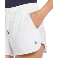Original Penguin Women's Drawstring Tennis Short -Sportswear-Original Penguin Womens Drawstring Tennis Short Original Penguin 3 f0275603 3419 4e07 81e4 d49d9e93e777