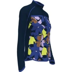 Original Penguin Women's Floral Print 1/4 Zip Sun Protection Shirt -Sportswear-Original Penguin Womens Floral Print 14 Zip Sun Protection Shirt Original Penguin 3