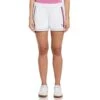 Original Penguin Women's Mesh Hem Contrast Stripe Tennis Shorts