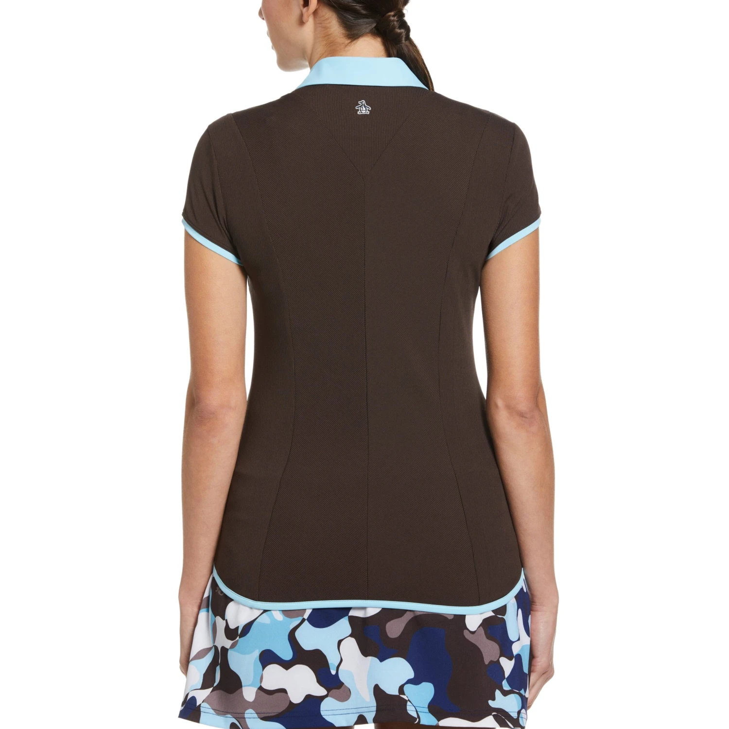 Original Penguin Women's Multi-Directional Rib Golf Polo 2 Original Penguin Women's Multi-Directional Rib Golf Polo - Image 2