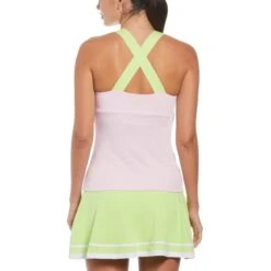Original Penguin Women's Ribbed Criss Cross Tennis Tank Top -Sportswear-Original Penguin Womens Ribbed Criss Cross Tennis Tank Top Original Penguin 4