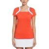 Original Penguin Women's Square Neckline Golf Shirt